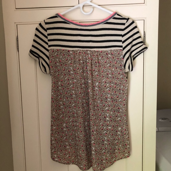 Striped top with floral back - Picture 2 of 2